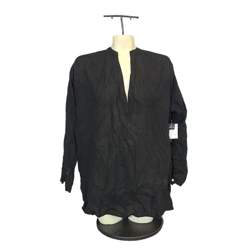 O'Neil Black V-Neck Swim‎ Suit Cover Up Size XS